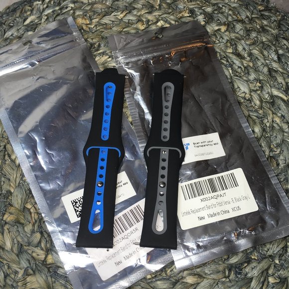 2pc. Replacement Bands for Fitbit Versa LARGE - Picture 2 of 4